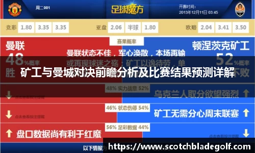 矿工与曼城对决前瞻分析及比赛结果预测详解